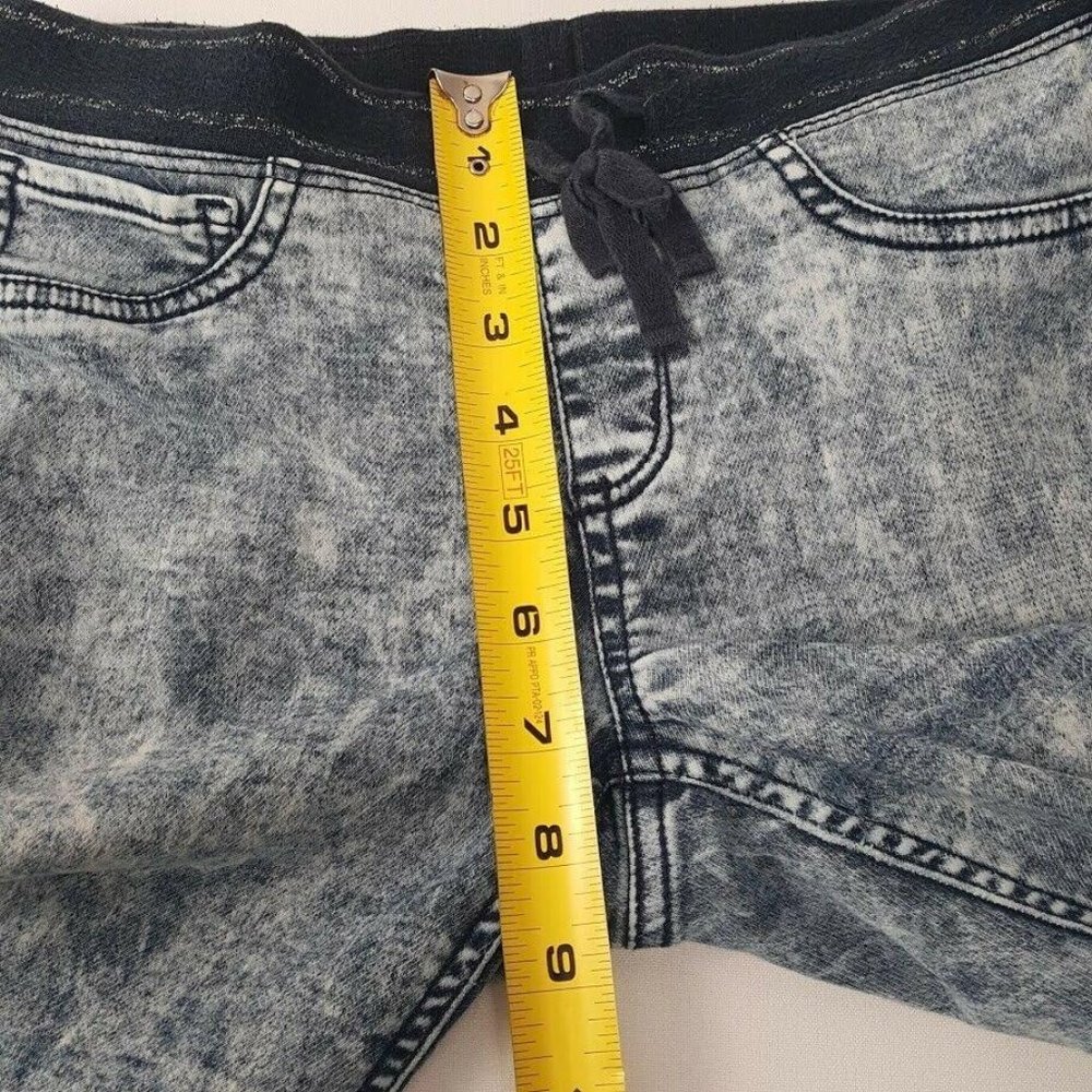 SO Girl's Jeggings Stretchy Pants Size 12 Acid Wash Sparkle Elastic Waist EUC - Picture 8 of 11